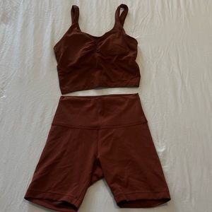 LULULEMON DARK TERRACOTTA SET